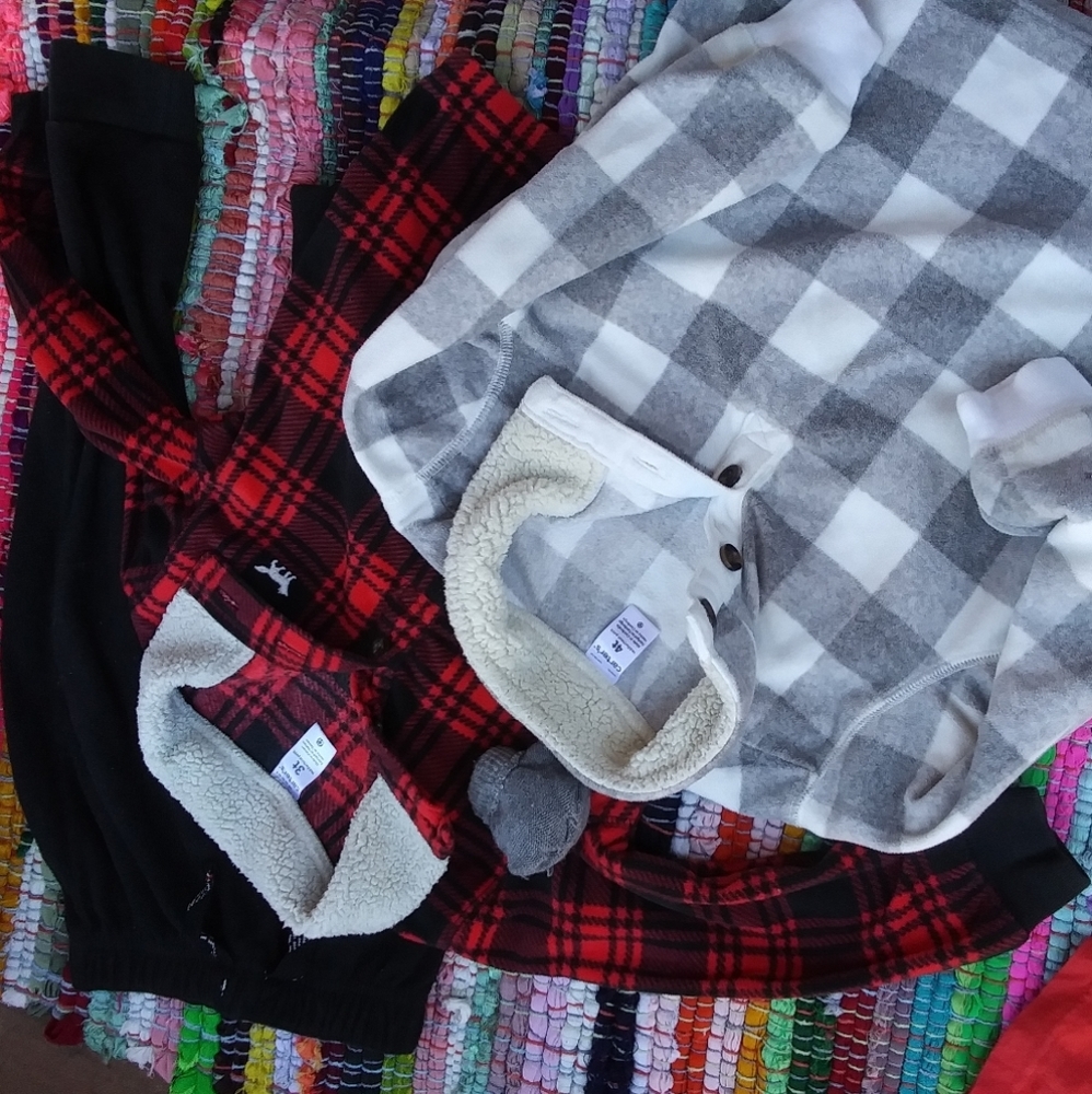 Toddler warm polyester outfit